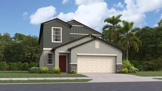 New construction Single-Family house 11701 Radiant Shore Loop, San Antonio, FL 33576 Columbia- photo 0