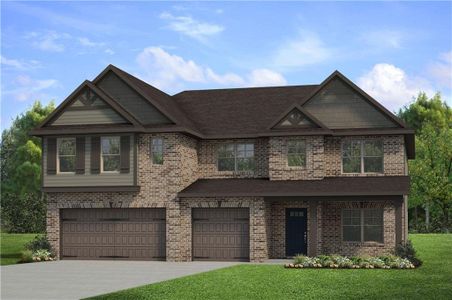 New construction Single-Family house 2750 Cadenza Circle, Dacula, GA 30019 Rosemary II- photo 0