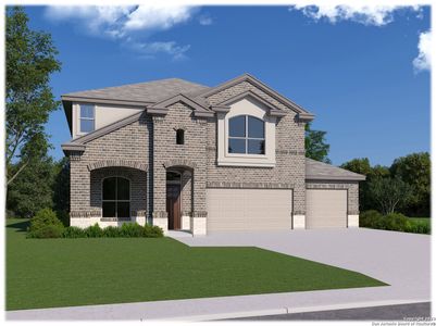 New construction Single-Family house 14052 Brazos Cove Drive, San Antonio, TX 78253 The Clydesdale- photo 0 0