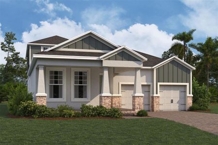 New construction Single-Family house 16893 Muskgrass Drive, Winter Garden, FL 34787 Cambridge - Cottage Collection- photo 0