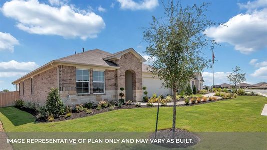 New construction Single-Family house 13700 Dismuke Dr, Manor, TX 78653 The Lakeway- photo