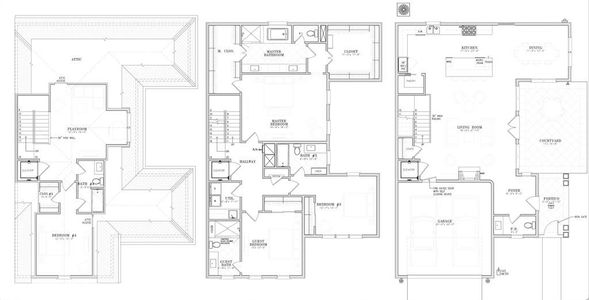 The Courtyard plan by Pelican Builders, Inc. under construction in Memorial Green!