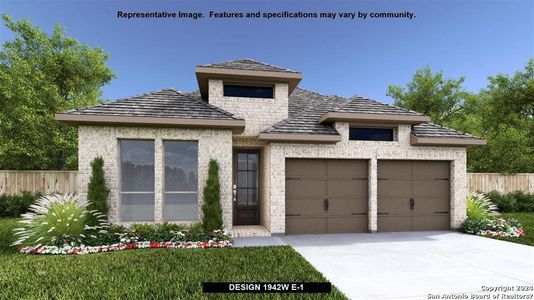 New construction Single-Family house 9911 Monstenco Trail, San Antonio, TX 78254 Design 1942W- photo 0