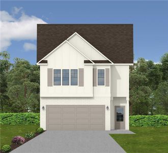 New construction Townhouse house 5302 Fox Den Road, Oakwood, GA 30566 The Windsor- photo 0