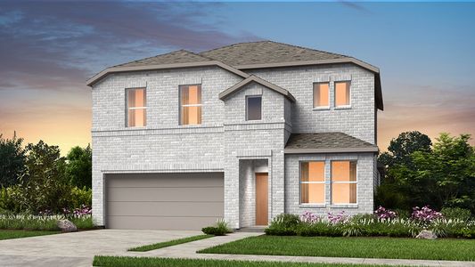 New construction Single-Family house 14732 Rancho Vaquero Drive, Fort Worth, TX 76052 Verbena- photo 0