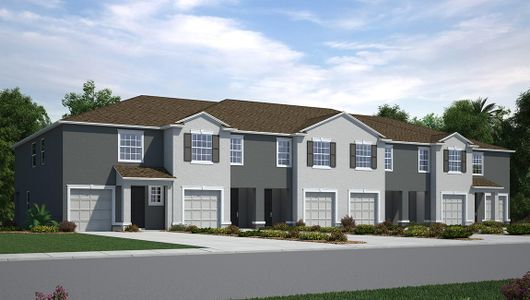 New construction Townhouse house 33975 Soaring Bamboo Path, Wesley Chapel, FL 33543 - photo 0 0