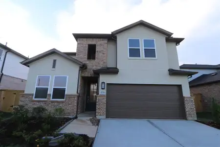 New construction Single-Family house 1223 Sugar Drive, Cypress, TX 77375 Lunaria- photo 0