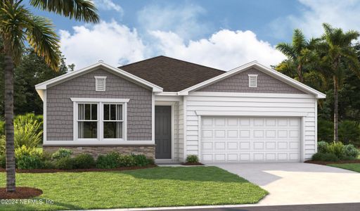 New construction Single-Family house 1074 Lightsey Crossing Lane, Saint Augustine, FL 32084 Agate- photo 0