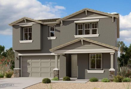 New construction Single-Family house 9436 E Spiral Avenue, Mesa, AZ 85212 Verbena- photo 0 0