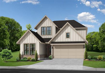 New construction Single-Family house 29735 Bur Creek Lane, Fulshear, TX 77441 Navarro- photo 0 0