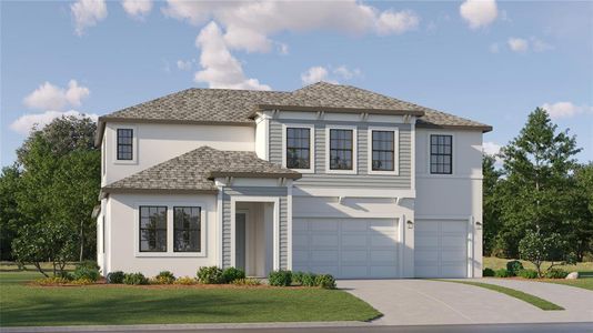 New construction Single-Family house 8289 Painted Sky Place, Land O' Lakes, FL 34637 Whitney- photo 0