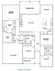 New construction Single-Family house 1676 Snows Mill Road, Monroe, GA 30656 Rosewood- photo 1 1