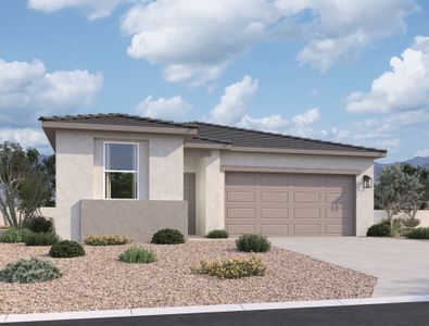 New construction Single-Family house 47776 W Moeller Rd, Maricopa, AZ 85139 Poppy Homeplan- photo 0