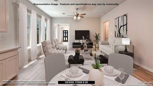 New construction Single-Family house 12323 Aurora Basin, San Antonio, TX 78254 Design 1785W- photo 2 2