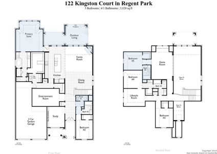 New construction Single-Family house 122 Kingston, Boerne, TX 78006 221 Plan- photo