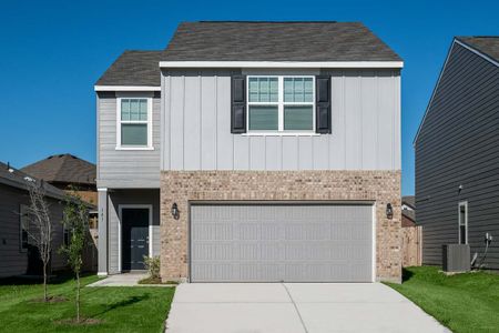 New construction Single-Family house 203 Enforcer Loop, Jarrell, TX 76537 Discovery- photo 0