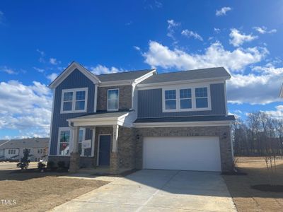 New construction Single-Family house 901 Channel Drop Loop, Zebulon, NC 27597 Burton- photo 0