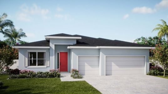 New construction Single-Family house 19086 Wood Stork Way, Loxahatchee, FL 33470 Basil- photo 0