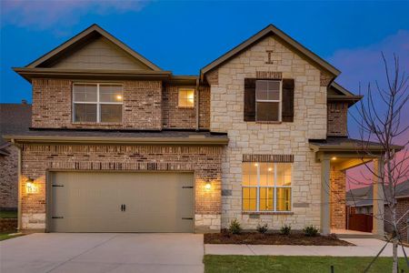 New construction Single-Family house 1521 Sand Dollar Trail, Weatherford, TX 76087 Big Cypress II- photo 1 1