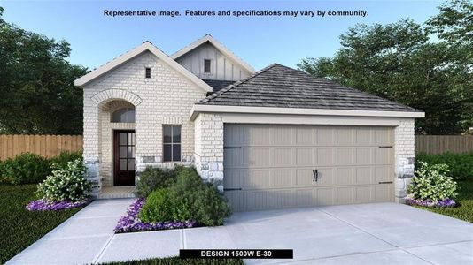New construction Single-Family house 170 Palo Duro Bend, Rhome, TX 76078 Design 1500W- photo 0