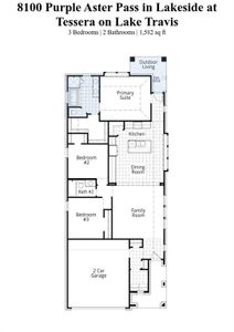 New construction Single-Family house 8100 Purple Aster Pass Dr, Lago Vista, TX 78645 Carlton Plan- photo 1 1
