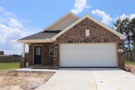 New construction Single-Family house 22302 Curly Maple Drive, New Caney, TX 77357 Periwinkle- photo 0 0