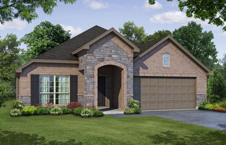 New construction Single-Family house Concept 2065, 100 Magnolia Drive, Azle, TX 76020 - photo