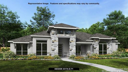 New construction Single-Family house 552 Falcon Cove, San Antonio, TX 78253 Design 3317A- photo 0 0