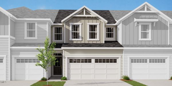 New construction Townhouse house 168 Pinkie Lane, Garner, NC 27529 Claymore- photo 0