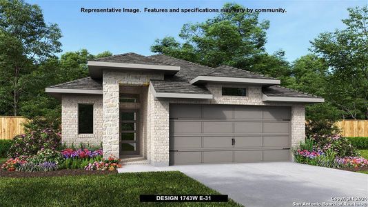 New construction Single-Family house 13239 Klein Prairie, San Antonio, TX 78253 Design 1743W- photo 0 0