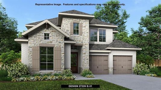 New construction Single-Family house 100 Monrovia Way, Liberty Hill, TX 78642 - photo 0