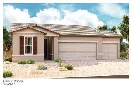 New construction Single-Family house 17849 W Blue Sky Drive, Surprise, AZ 85387 Larimar- photo 0