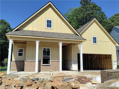 New construction Single-Family house 1100 Cooks Farm Way, Woodstock, GA 30189 Heartwood- photo 0 0