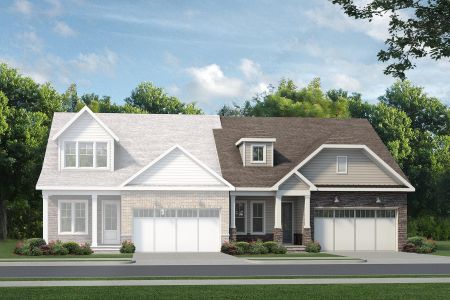 New construction Duplex house Purpose Paired Villa, 1021 Lacala Court, Wake Forest, NC 27587 - photo