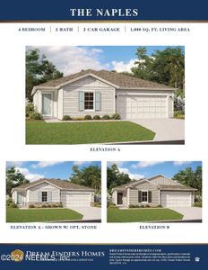New construction Single-Family house 494 Cordova Palms Parkway, Saint Augustine, FL 32095 Naples- photo 1 1
