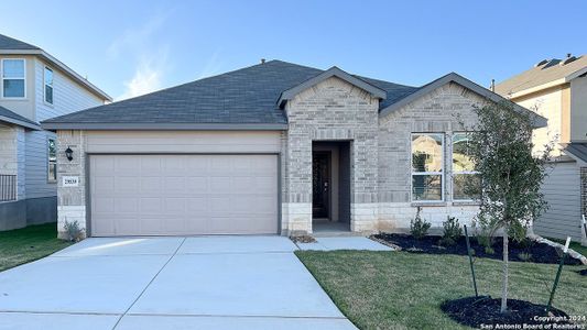 New construction Single-Family house 29539 Dusty Copper, Bulverde, TX 78163 THE IRVINE- photo 0