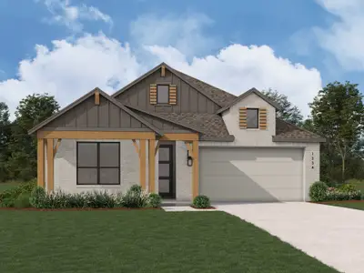 New construction Single-Family house 125 Chinkapin Oak, Castroville, TX 78009 Matisse Plan- photo 0 0