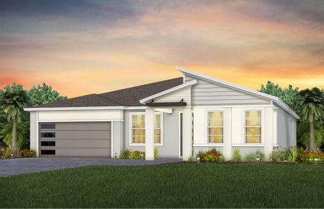 New construction Single-Family house 11350 Rising Sun Street, Orlando, FL 32829 Mahogany- photo 0