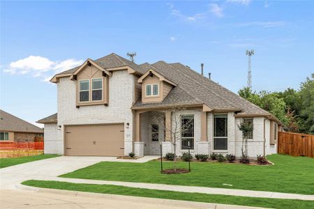 New construction Single-Family house 207 Dove Haven Drive, Wylie, TX 75098 Carolina III- photo 32 32