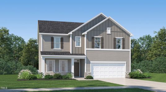 New construction Single-Family house 3742 Mason Bluff Drive, Unit Leighton, Raleigh, NC 27616 - photo 11 11