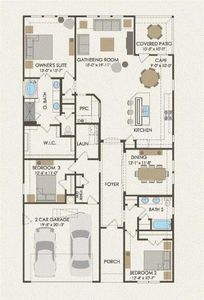 Pulte Homes, McKinney floor plan