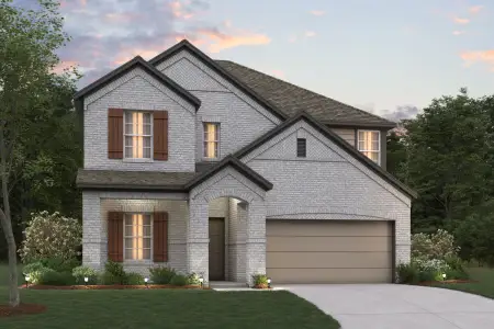 New construction Single-Family house 1136 Greenlee Drive, Crowley, TX 76036 Harrison - Smart Series- photo 0