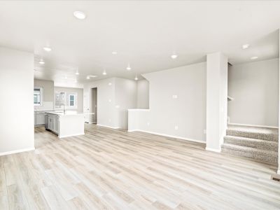 The Crestone floorplan, images taken at Baseline.