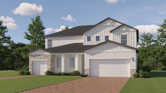 New construction Single-Family house 12534 Bergstrom Bay Drive, Riverview, FL 33579 Liberation- photo 0