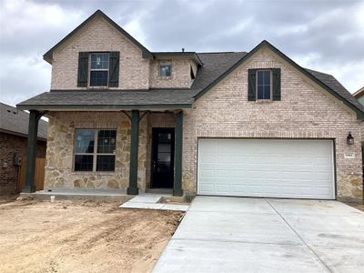 New construction Single-Family house 3561 Cherrybark Gable Lane, Spring, TX 77386 Katy Homeplan- photo 1 1