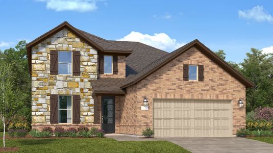 New construction Single-Family house 21910 Soldier Butterfly Ct, Cypress, TX 77433 Iris- photo 0