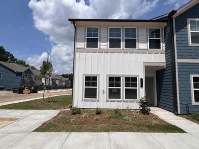 New construction Townhouse house 4141 Kingsbere Way, Douglasville, GA 30135 Calliope Homeplan- photo 0