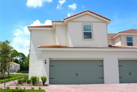 New construction Townhouse house 596 Bay Leaf Drive, Poinciana, FL 34759 Glades- photo 0