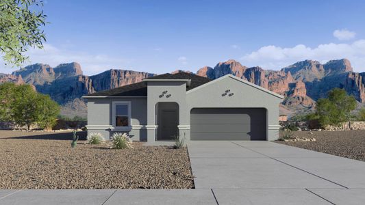 New construction Single-Family house 1564 E Lardner Dr, Casa Grande, AZ 85122 Cali- photo 0