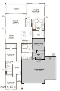 New construction Single-Family house 2066 E Wetleaf Place, Casa Grande, AZ 85122 Larimar- photo 1 1